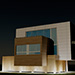 Rendering notturno casa Beach Walk