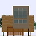 Rendering prospetto casa Beach Walk