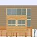 Rendering prospetto casa Beach Walk
